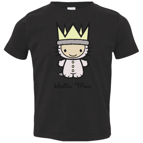 T-Shirts Black / 2T Hello Max Toddler Premium T-Shirt