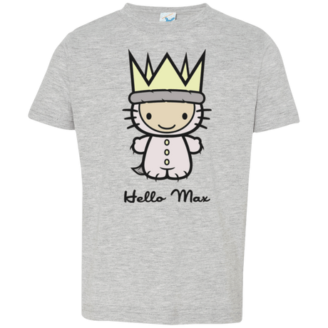 T-Shirts Heather / 2T Hello Max Toddler Premium T-Shirt