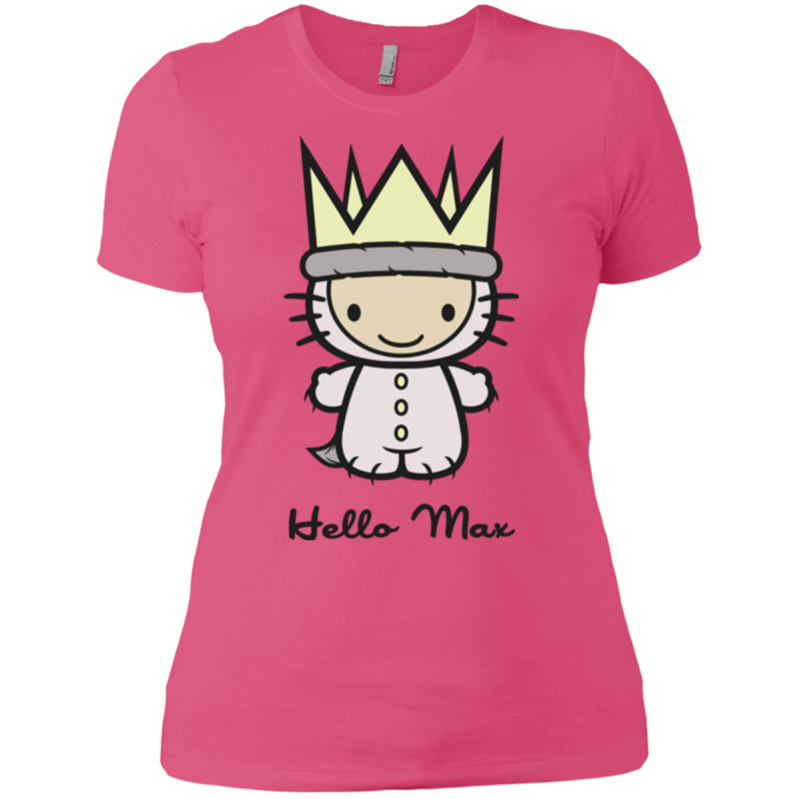 T-Shirts Hot Pink / X-Small Hello Max Women's Premium T-Shirt