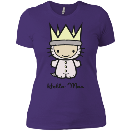 T-Shirts Purple / X-Small Hello Max Women's Premium T-Shirt