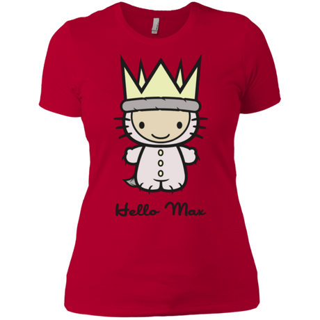 T-Shirts Red / X-Small Hello Max Women's Premium T-Shirt