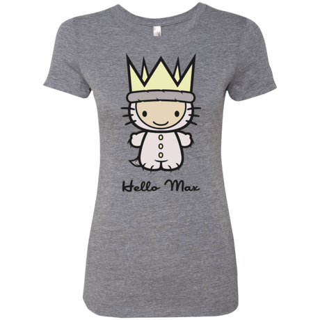 T-Shirts Premium Heather / Small Hello Max Women's Triblend T-Shirt