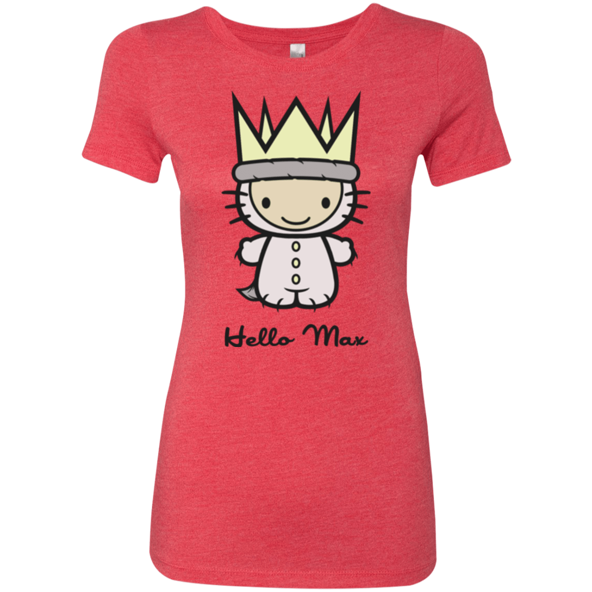 T-Shirts Vintage Red / Small Hello Max Women's Triblend T-Shirt