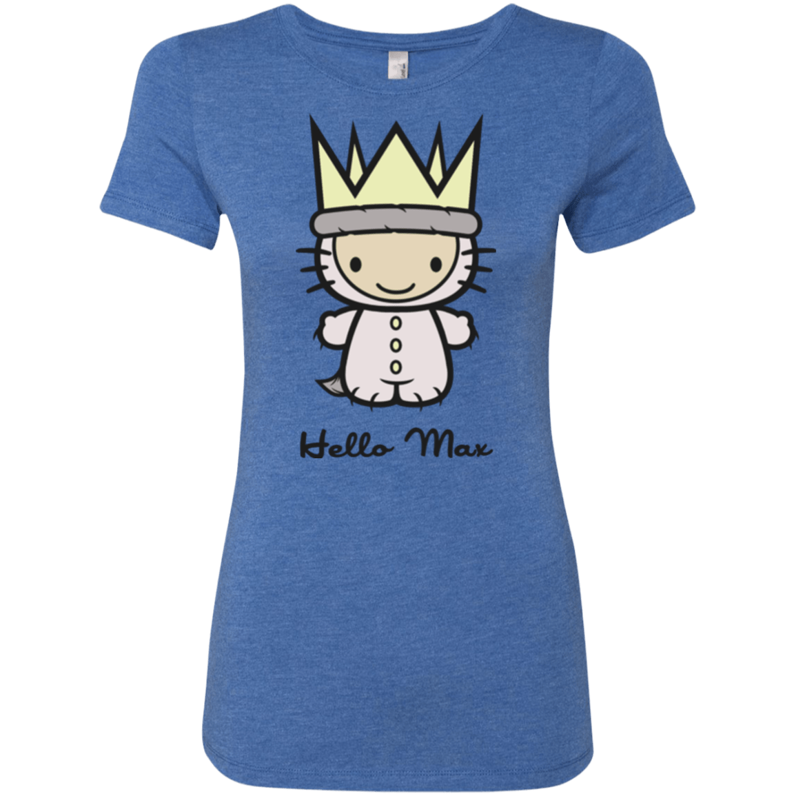 T-Shirts Vintage Royal / Small Hello Max Women's Triblend T-Shirt