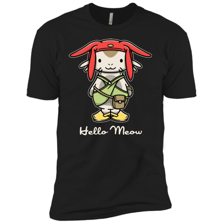 T-Shirts Black / YXS HELLO MEOW Boys Premium T-Shirt
