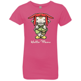 T-Shirts Hot Pink / YXS HELLO MEOW Girls Premium T-Shirt