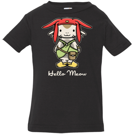 T-Shirts Black / 6 Months HELLO MEOW Infant Premium T-Shirt
