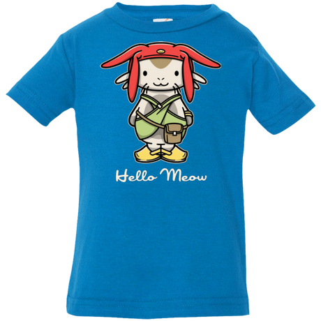 T-Shirts Cobalt / 6 Months HELLO MEOW Infant Premium T-Shirt