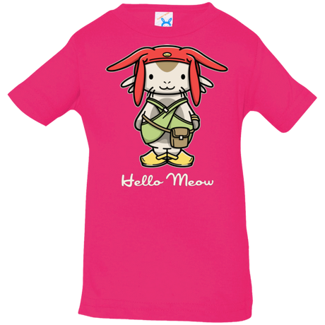 T-Shirts Hot Pink / 6 Months HELLO MEOW Infant Premium T-Shirt