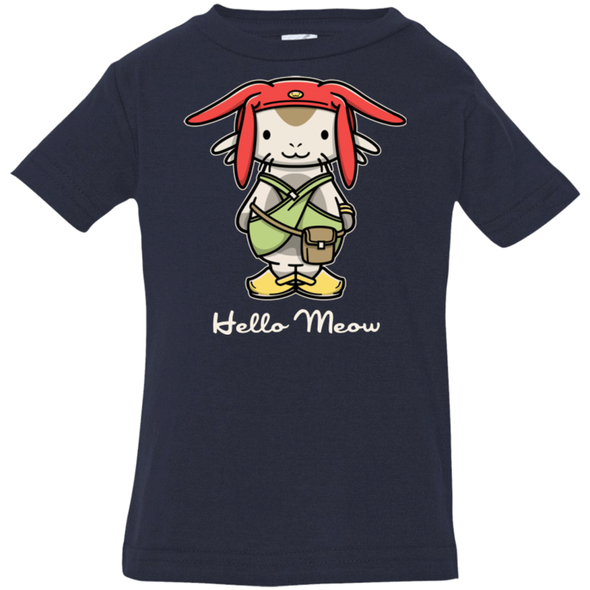 T-Shirts Navy / 6 Months HELLO MEOW Infant Premium T-Shirt