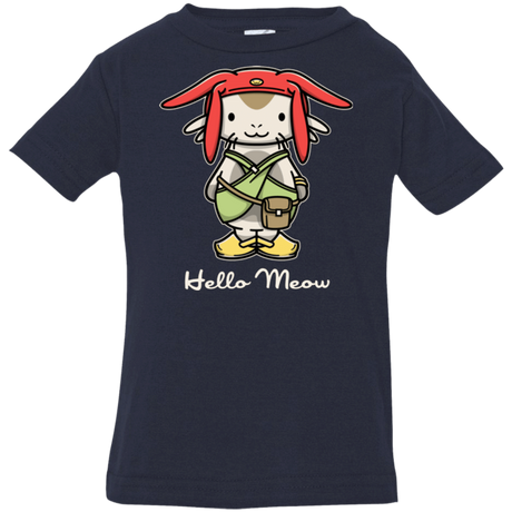 T-Shirts Navy / 6 Months HELLO MEOW Infant Premium T-Shirt