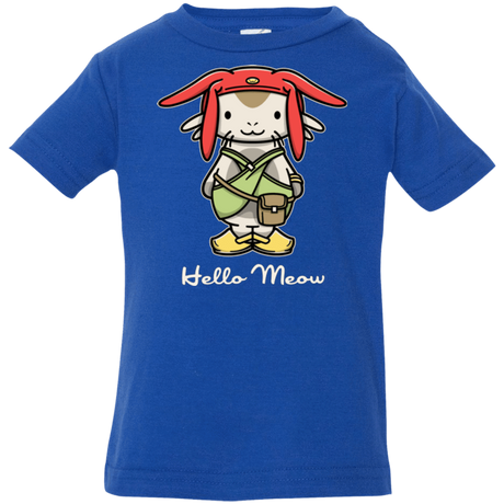 T-Shirts Royal / 6 Months HELLO MEOW Infant Premium T-Shirt
