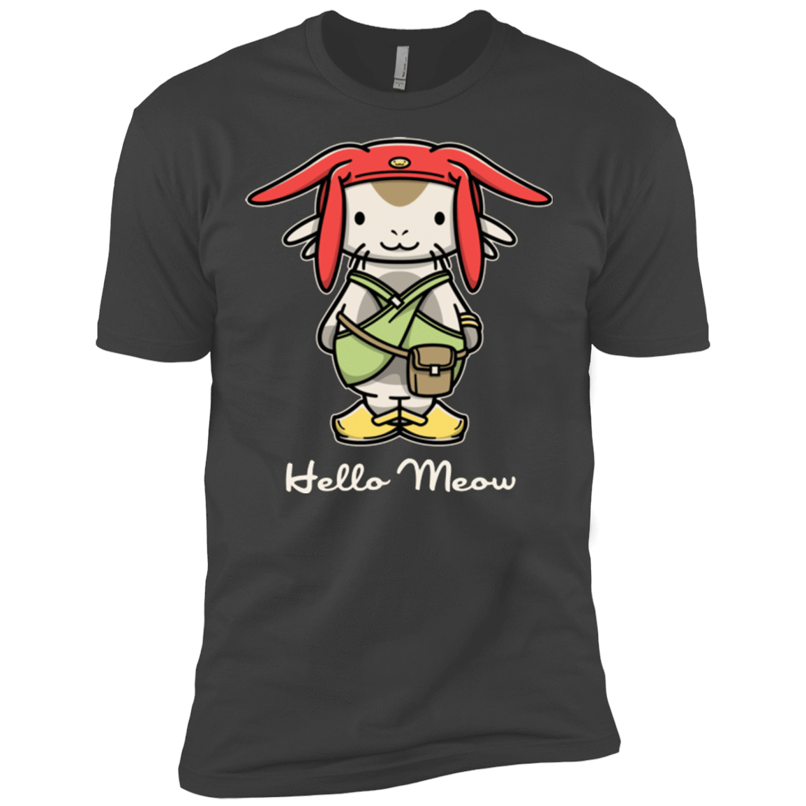 T-Shirts Heavy Metal / X-Small HELLO MEOW Men's Premium T-Shirt