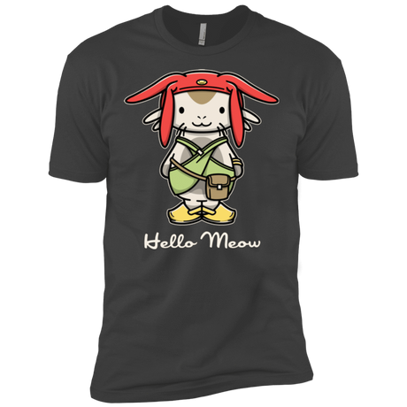 T-Shirts Heavy Metal / X-Small HELLO MEOW Men's Premium T-Shirt
