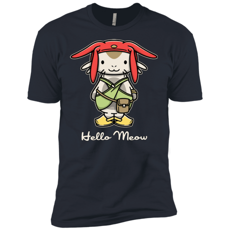 T-Shirts Indigo / X-Small HELLO MEOW Men's Premium T-Shirt