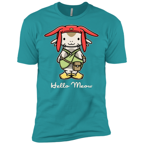 T-Shirts Tahiti Blue / X-Small HELLO MEOW Men's Premium T-Shirt