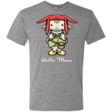 T-Shirts Premium Heather / Small HELLO MEOW Men's Triblend T-Shirt