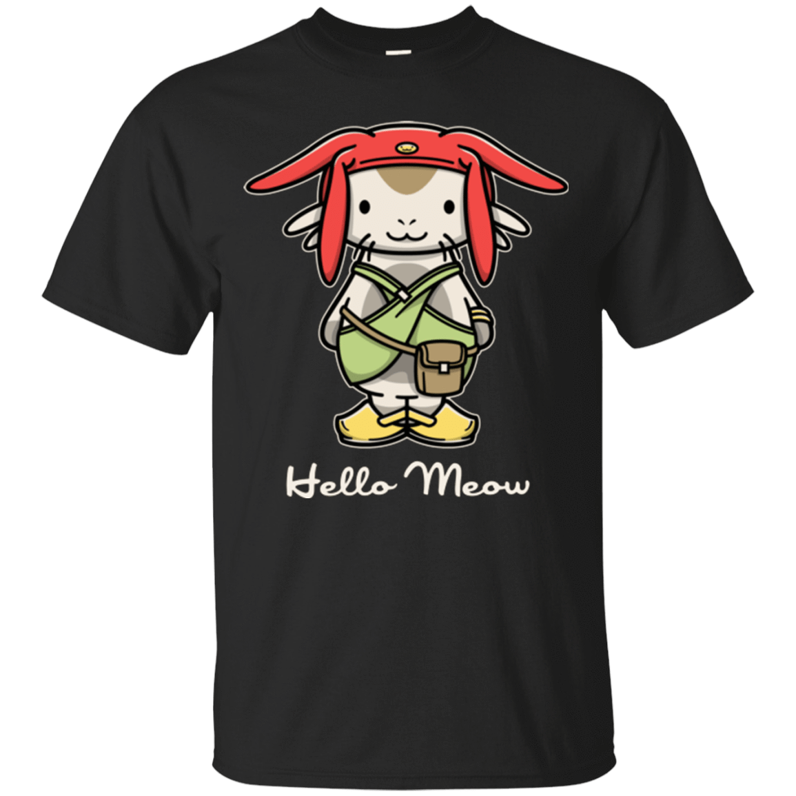 T-Shirts Black / Small HELLO MEOW T-Shirt
