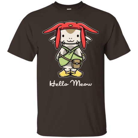 T-Shirts Dark Chocolate / Small HELLO MEOW T-Shirt