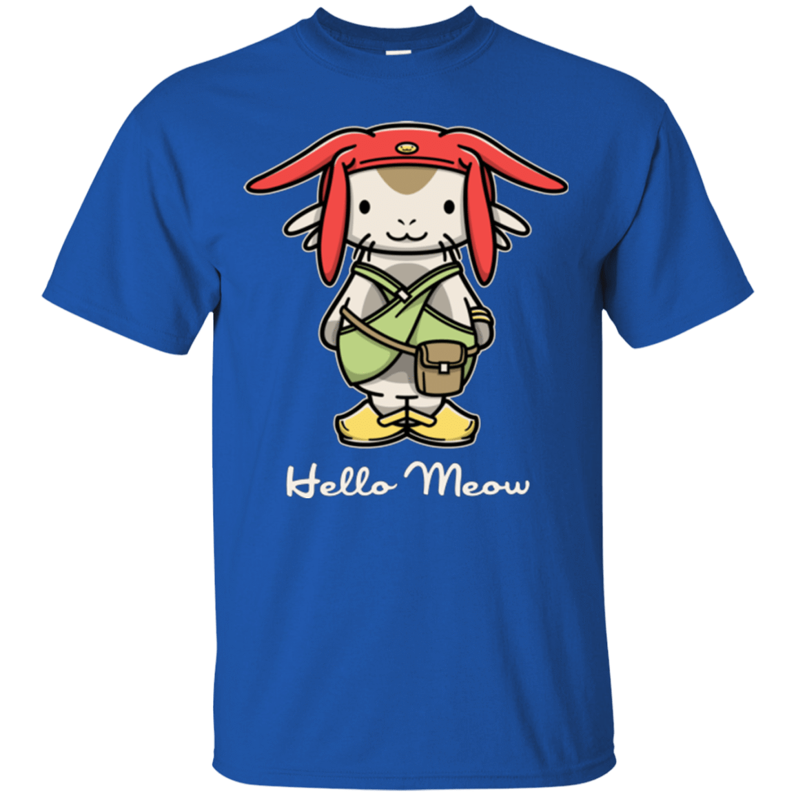 T-Shirts Royal / Small HELLO MEOW T-Shirt