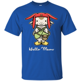 T-Shirts Royal / Small HELLO MEOW T-Shirt