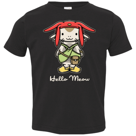 T-Shirts Black / 2T HELLO MEOW Toddler Premium T-Shirt