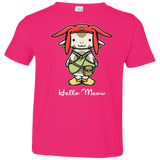 T-Shirts Hot Pink / 2T HELLO MEOW Toddler Premium T-Shirt