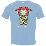 T-Shirts Light Blue / 2T HELLO MEOW Toddler Premium T-Shirt