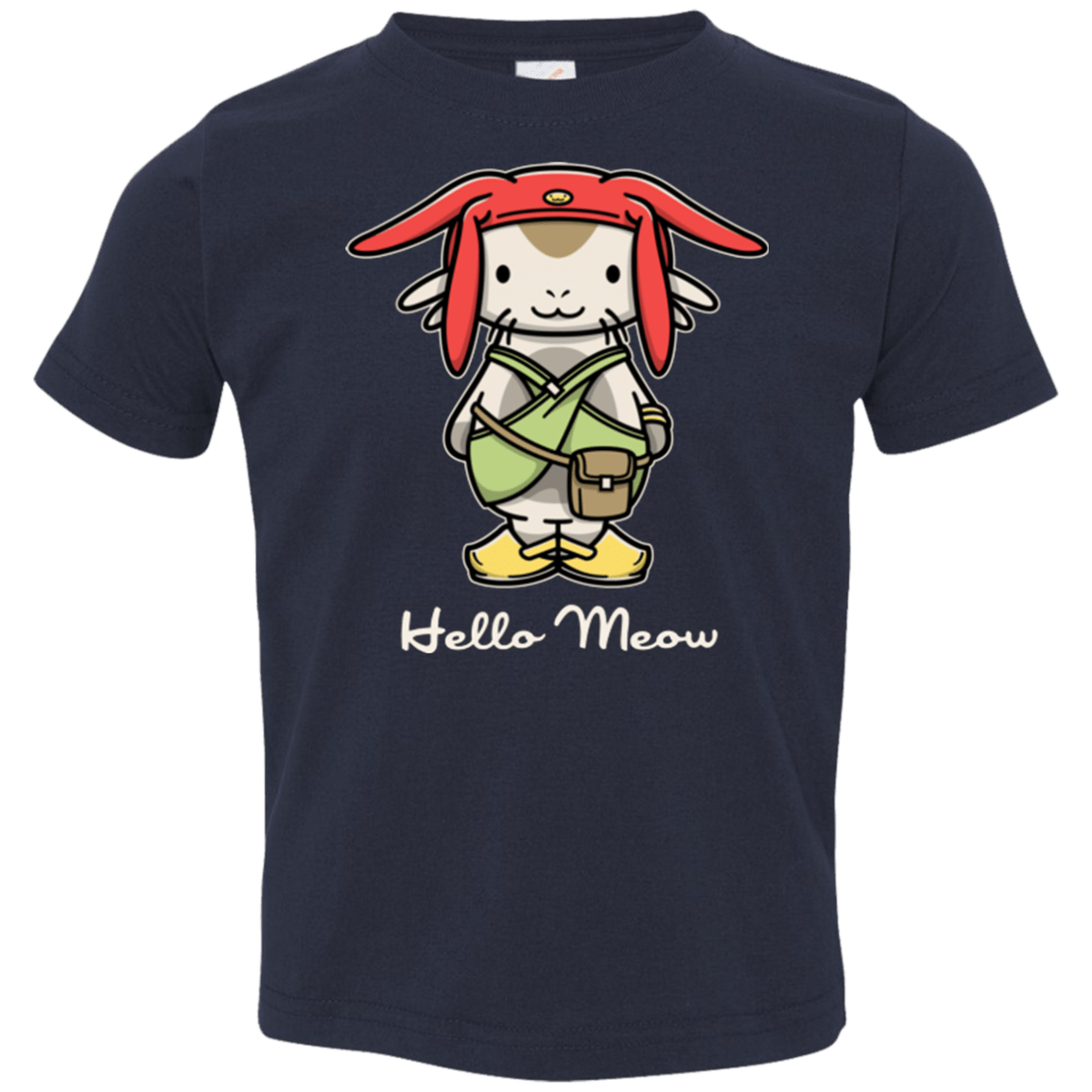 T-Shirts Navy / 2T HELLO MEOW Toddler Premium T-Shirt