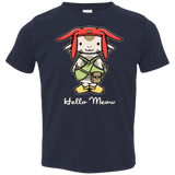 T-Shirts Navy / 2T HELLO MEOW Toddler Premium T-Shirt