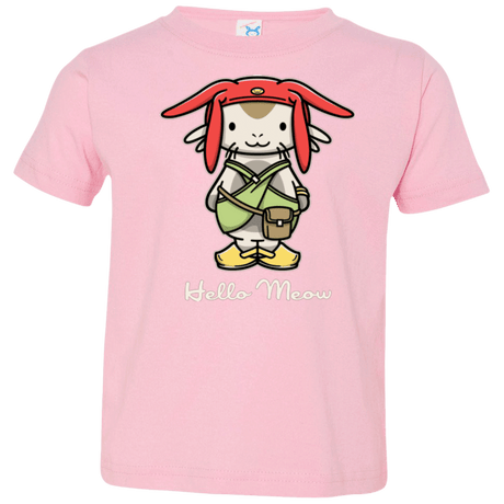 T-Shirts Pink / 2T HELLO MEOW Toddler Premium T-Shirt