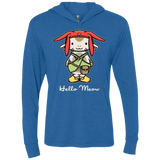 T-Shirts Vintage Royal / X-Small HELLO MEOW Triblend Long Sleeve Hoodie Tee