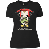 T-Shirts Black / X-Small HELLO MEOW Women's Premium T-Shirt