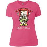 T-Shirts Hot Pink / X-Small HELLO MEOW Women's Premium T-Shirt