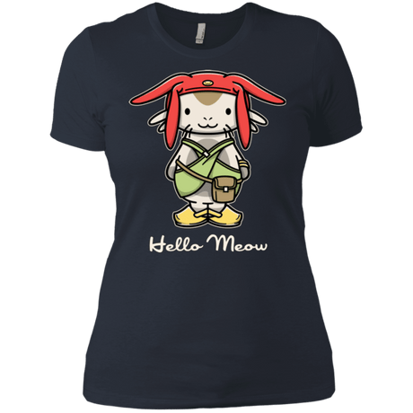 T-Shirts Indigo / X-Small HELLO MEOW Women's Premium T-Shirt