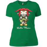 T-Shirts Kelly Green / X-Small HELLO MEOW Women's Premium T-Shirt