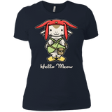 T-Shirts Midnight Navy / X-Small HELLO MEOW Women's Premium T-Shirt