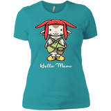 T-Shirts Tahiti Blue / X-Small HELLO MEOW Women's Premium T-Shirt