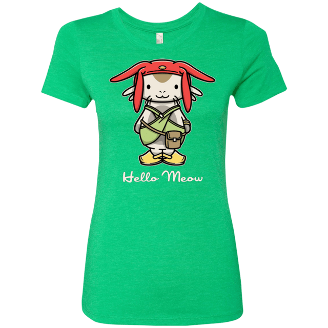 T-Shirts Envy / Small HELLO MEOW Women's Triblend T-Shirt