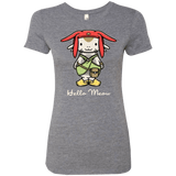 T-Shirts Premium Heather / Small HELLO MEOW Women's Triblend T-Shirt