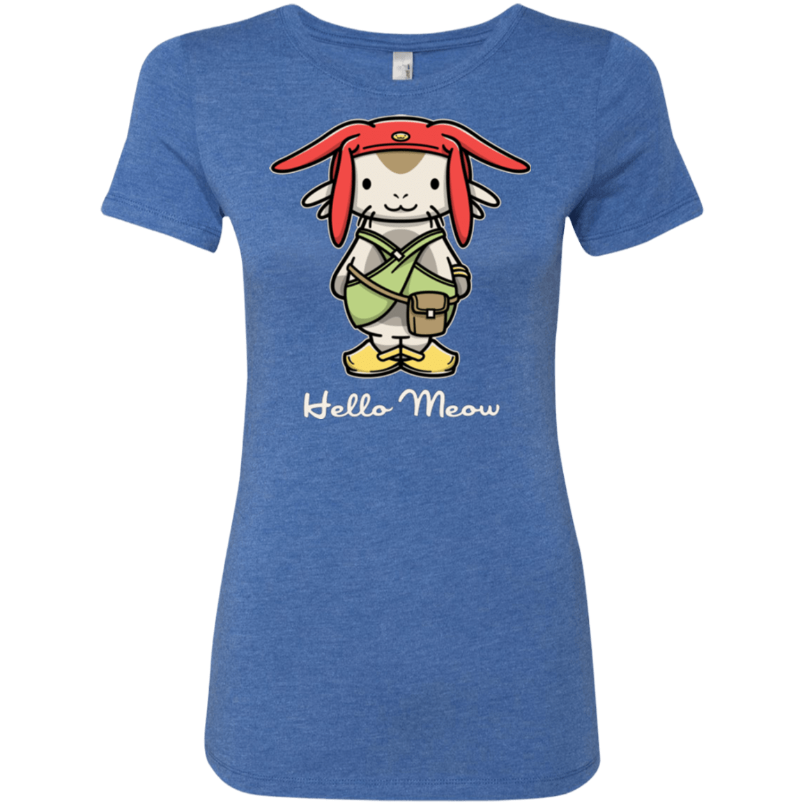 T-Shirts Vintage Royal / Small HELLO MEOW Women's Triblend T-Shirt