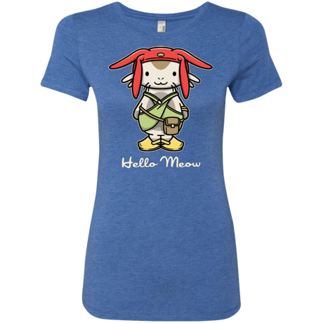 T-Shirts Vintage Royal / Small HELLO MEOW Women's Triblend T-Shirt