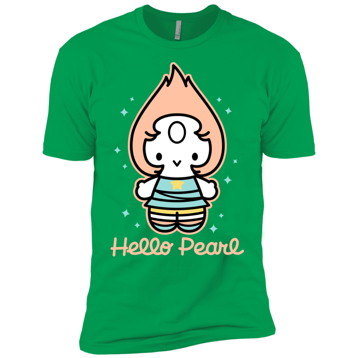T-Shirts Kelly Green / YXS Hello Pearl Boys Premium T-Shirt
