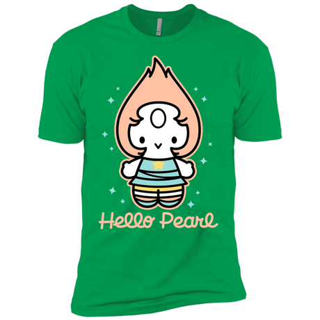 T-Shirts Kelly Green / YXS Hello Pearl Boys Premium T-Shirt