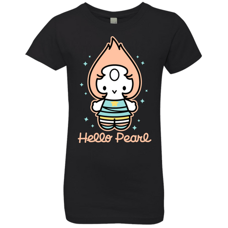 T-Shirts Black / YXS Hello Pearl Girls Premium T-Shirt