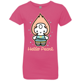 T-Shirts Hot Pink / YXS Hello Pearl Girls Premium T-Shirt