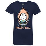 T-Shirts Midnight Navy / YXS Hello Pearl Girls Premium T-Shirt