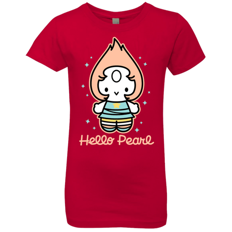 T-Shirts Red / YXS Hello Pearl Girls Premium T-Shirt