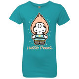 T-Shirts Tahiti Blue / YXS Hello Pearl Girls Premium T-Shirt