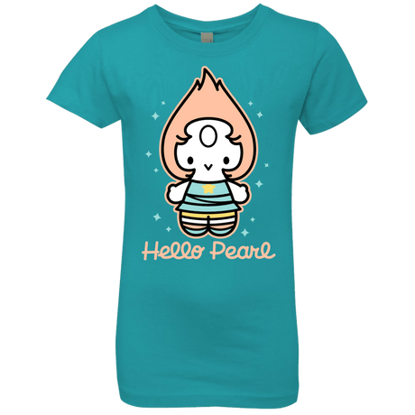 T-Shirts Tahiti Blue / YXS Hello Pearl Girls Premium T-Shirt